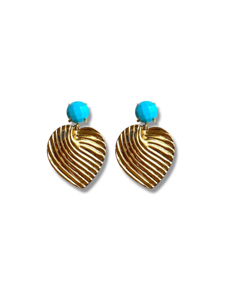 Eftychia Heart Earrings