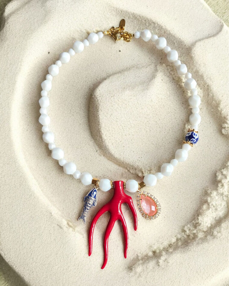 Hermina Coral Necklace