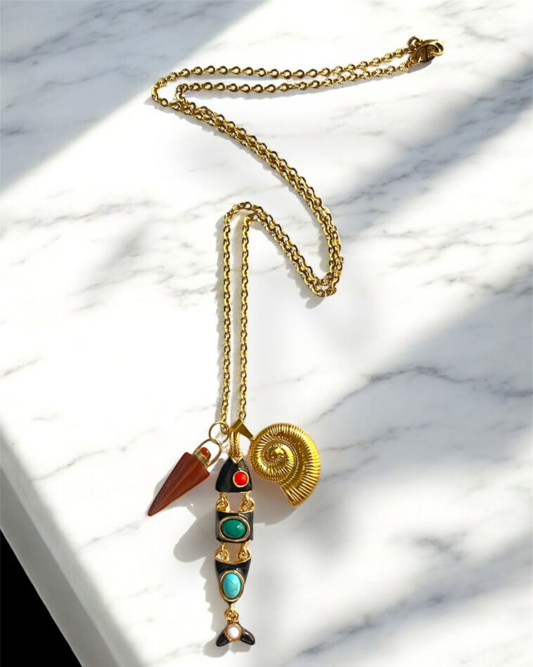 Oscar Fish Charm Necklace Oscar Fish Charm Necklace