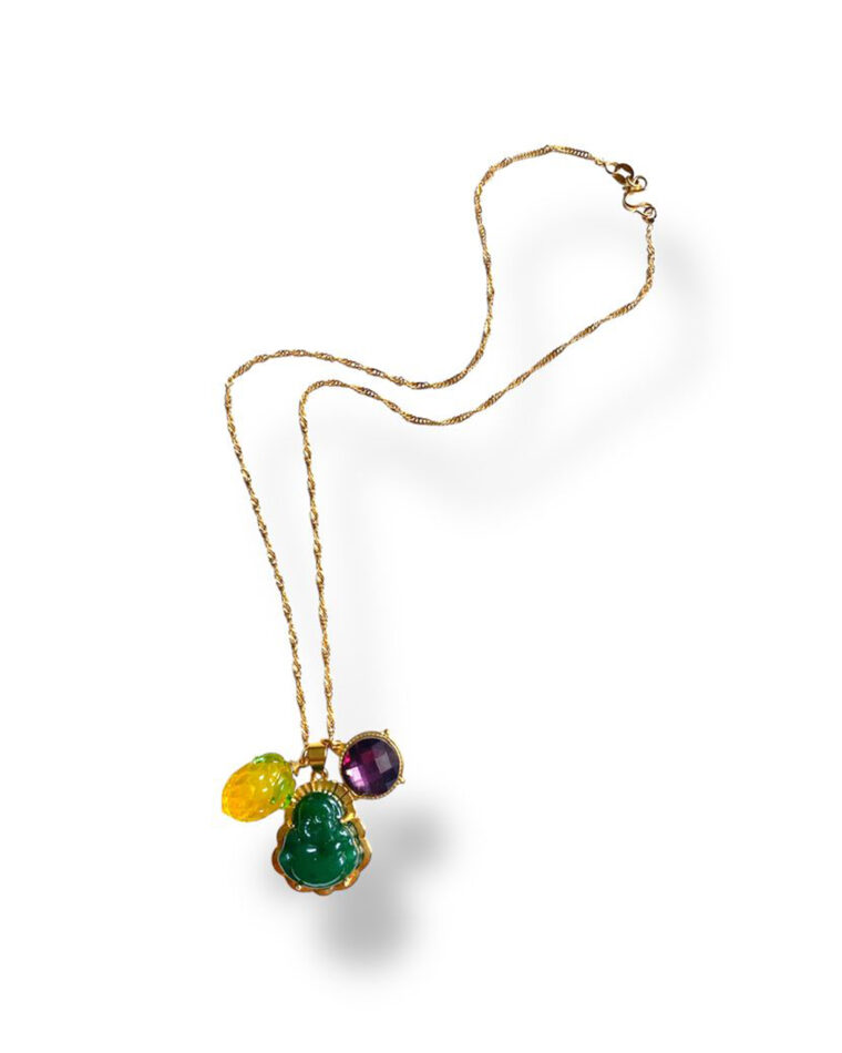 Gwen Buddha Charm Necklace