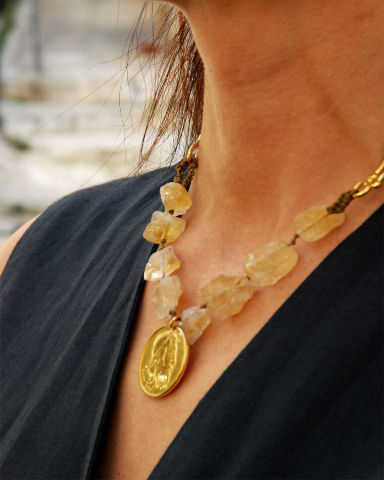 Matera Citrine Necklace