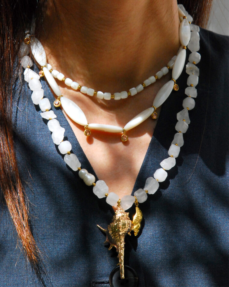 Escada Mother of Pearl Necklace