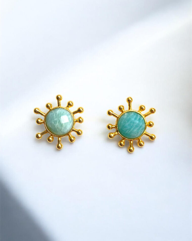 Helia Amazonite Earrings Helia Amazonite Earrings