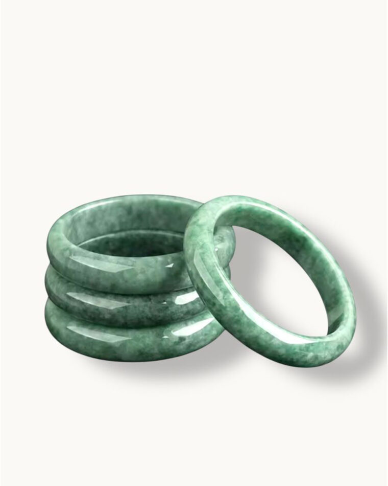 Olimera Green Jade Bangle