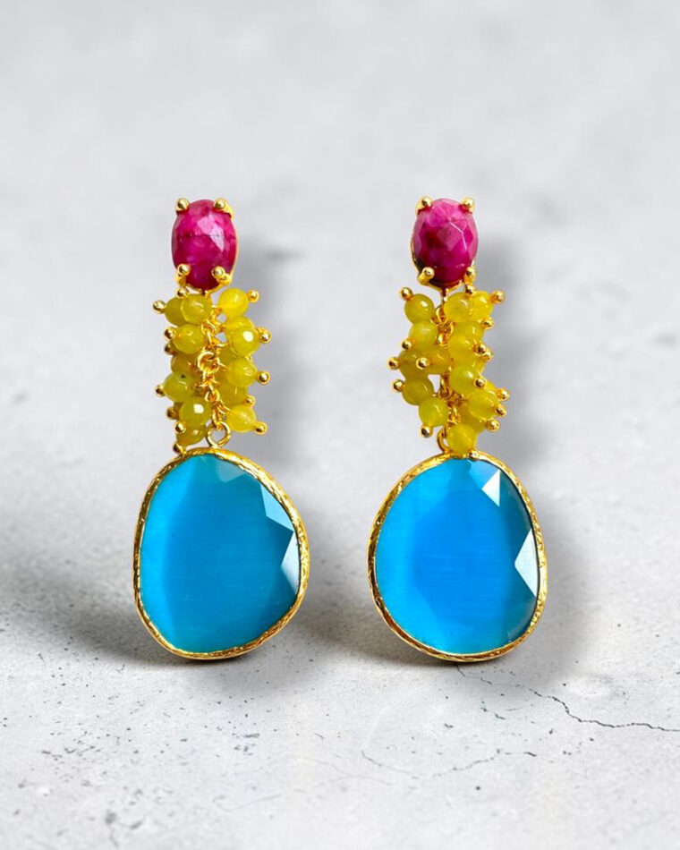Iris Dangle Earrings Iris Dangle Earrings