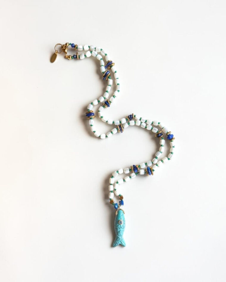 Sardine Fildishi Rosario Necklace Sardine Fildishi Rosario Necklace