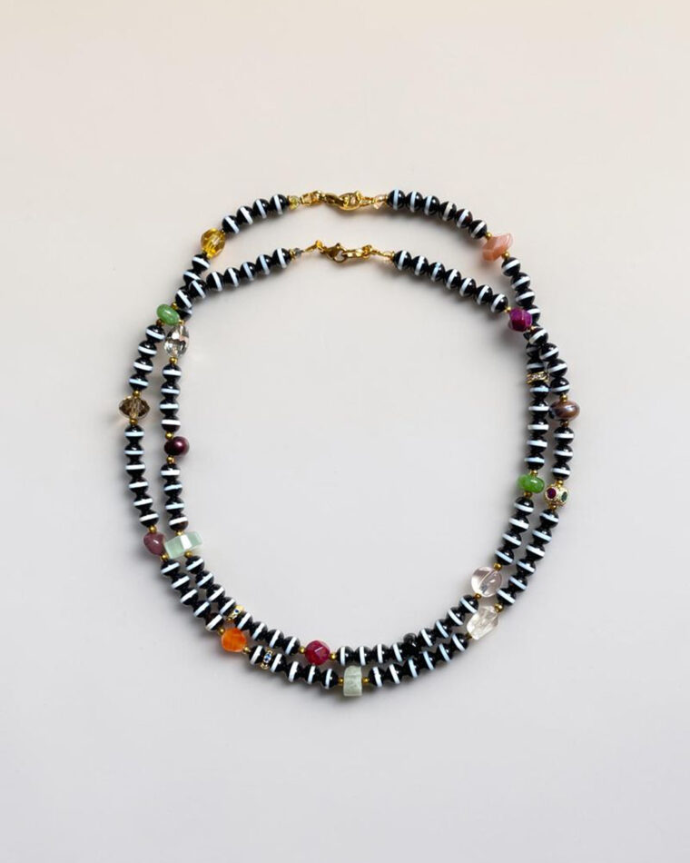 Nema Black and White Necklace Nema Black and White Necklace