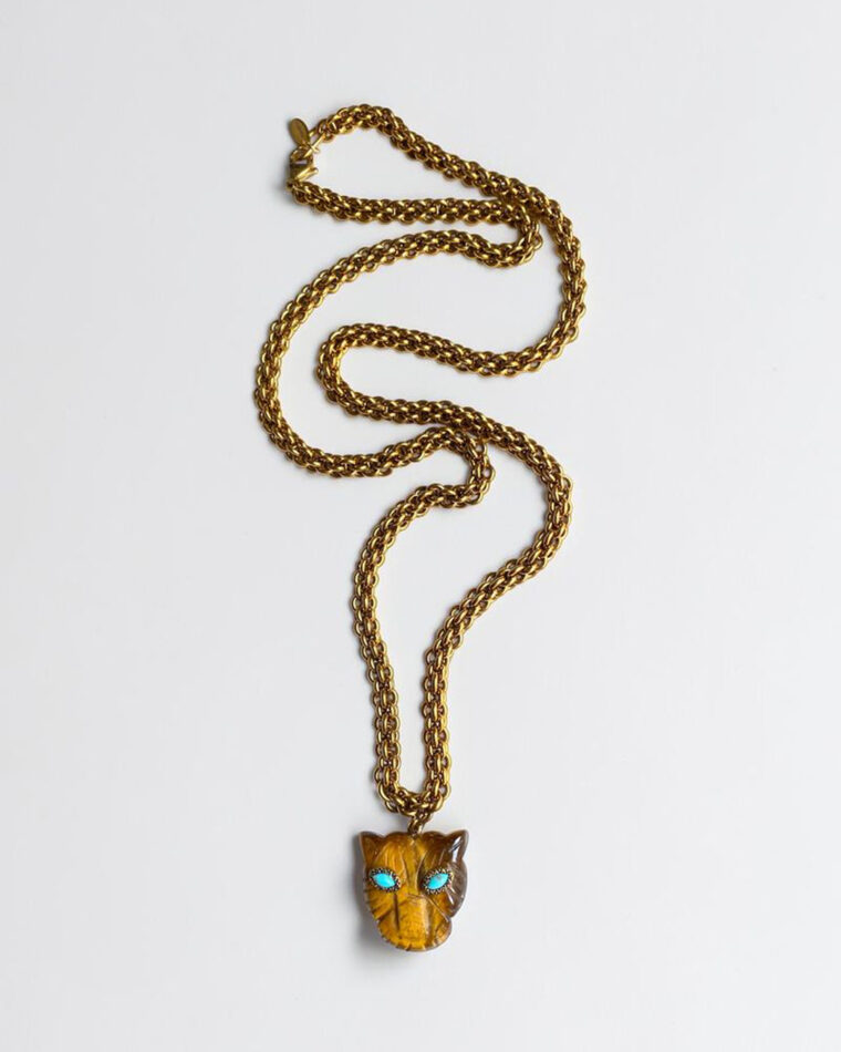 Zaha Tiger Eye long Necklace Zaha Tiger Eye long Necklace